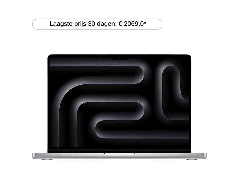 14-inch MacBook Pro: Apple M5 chip with 10‑core CPU and 10‑core GPU, 16GB, 1TB SSD - Silver