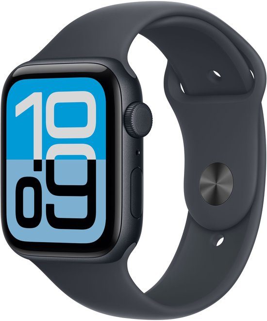 Apple Watch SE 3 GPS + Cellular 44mm Midnight Aluminium Case with Midnight Sport Band - S/M