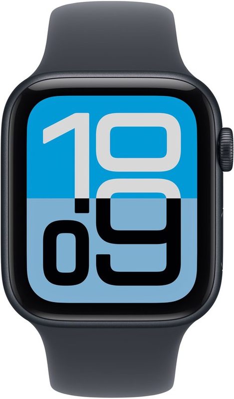 Apple Watch SE 3 GPS 44mm Midnight Aluminium Case with Midnight Sport Band - M/L